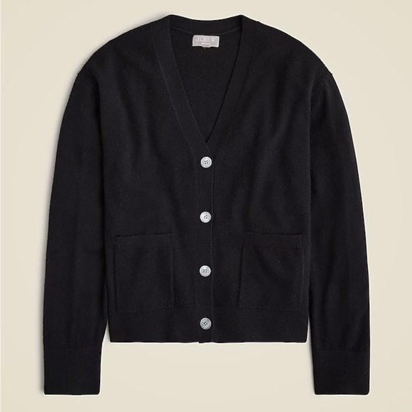 J crew Cashmere patch-pocket cardigan sweater - Picture 4 of 5